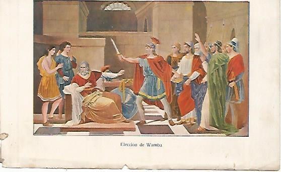 LAMINA 13848: Eleccion de Wamba