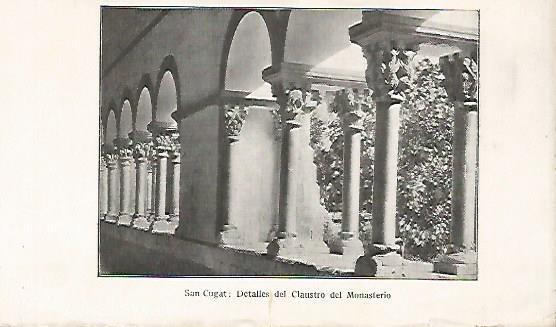 LAMINA 13842: Claustro del Monasterio de Sant Cugat del Valles