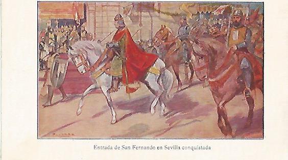 LAMINA 13839: Entrada de San Fernando en Sevilla