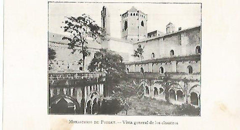 LAMINA 13838: Claustros del Monasterio de Poblet