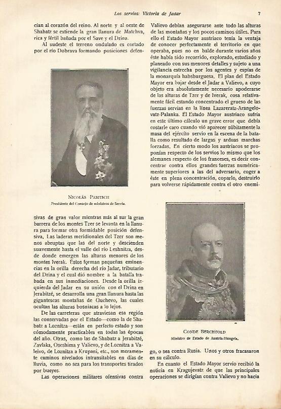 LAMINA 13633: N. Pasitsch y el Conde Berchtold