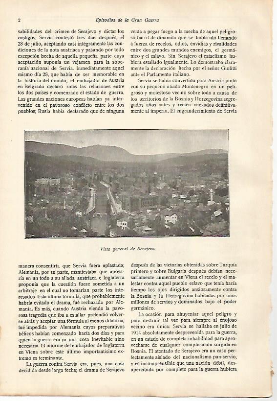 LAMINA 13629: Vista de Sarajevo