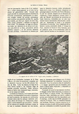 LAMINA 13628: Lucha en los Vosgos entre Francia y Alemania
