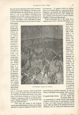 LAMINA 13627: Contraataque aleman en Lorena