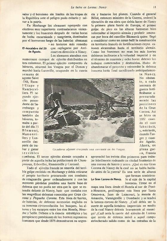 LAMINA 13626: Cazadores alpinos en los Vosgos