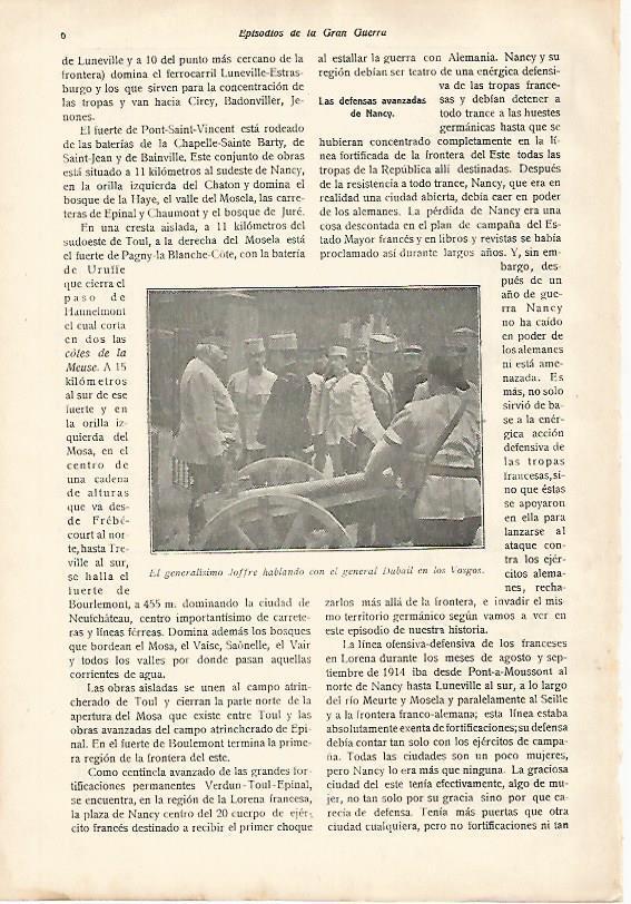 LAMINA 13623: El General Joffre y el General Dubail en los Vosgos