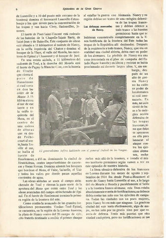 LAMINA 13623: El General Joffre y el General Dubail en los Vosgos