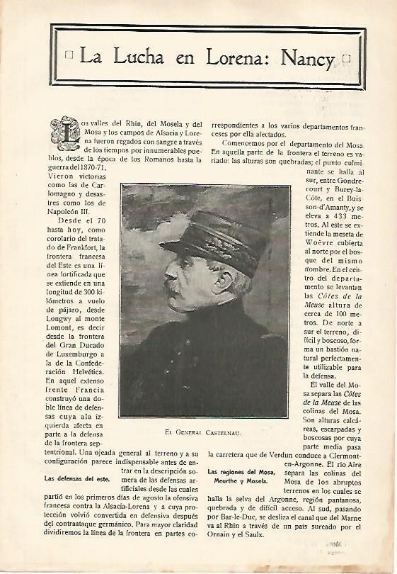LAMINA 13620: El General Castelnau