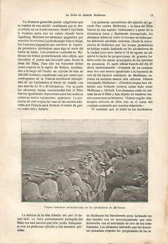 LAMINA 13619: Tropas alemanas en los alrededores de Mulhouse