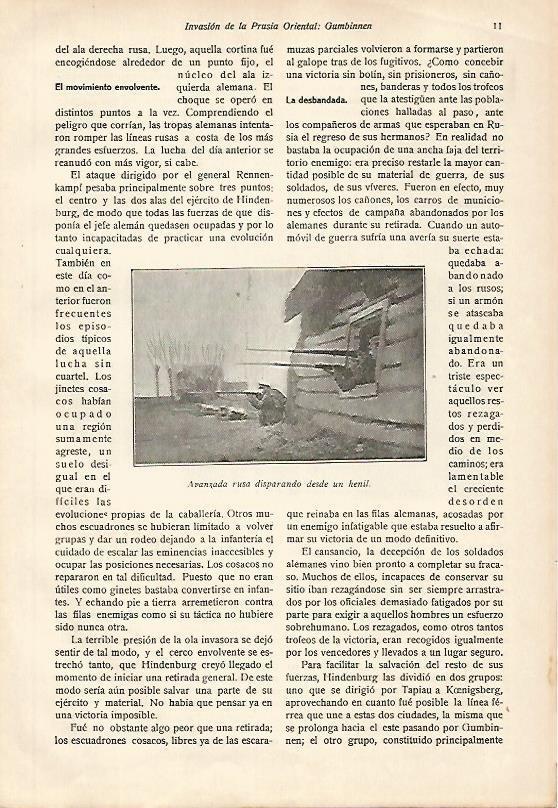 LAMINA 13653: Avanzada rusa desde un henil