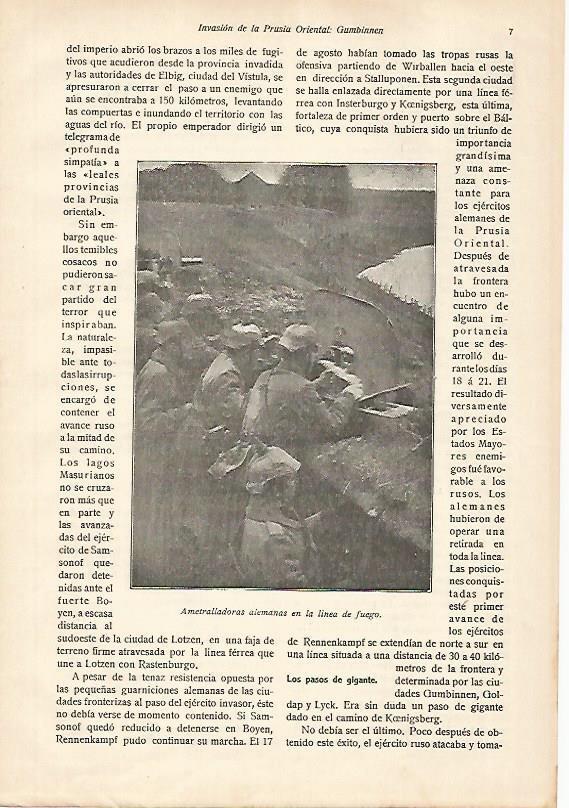 LAMINA 13651: Ametralladoras de Alemania en la linea de fuego