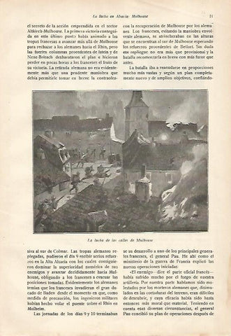 LAMINA 13618: Lucha en las calles de Mulhouse