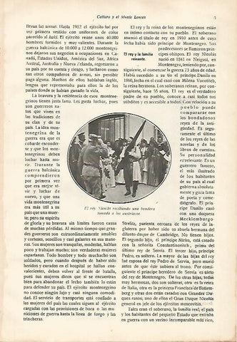 LAMINA 13640: El rey Nicolas de Rusia recibiendo una bandera de los austriacos
