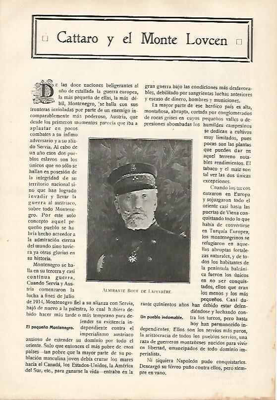 LAMINA 13638: El Almirante Boue de Lapeyrere