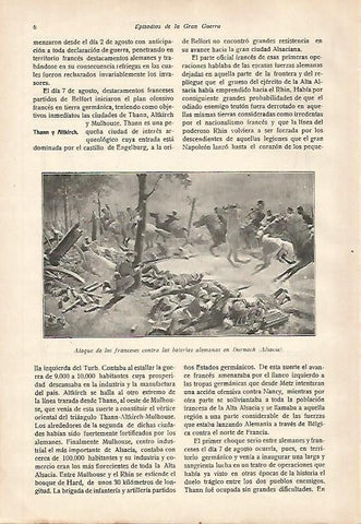 LAMINA 13616: Ataque frances contra Alemania en Dornach