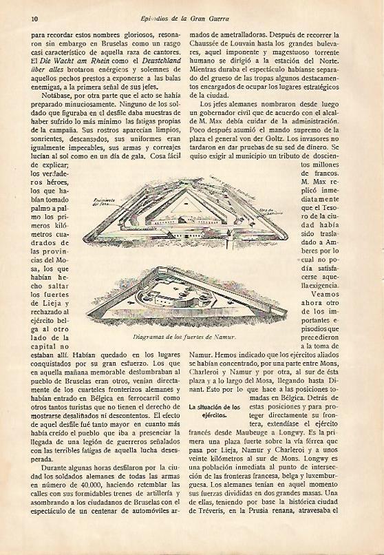 LAMINA 13592: Diagramas de los fuertes de Namur