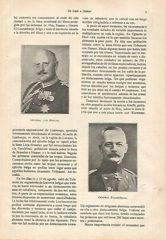 LAMINA 13589: El General Von Moltke y el General Falkenhayn