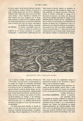 LAMINA 13595: Los fuertes de Namur a orillas del Mosa