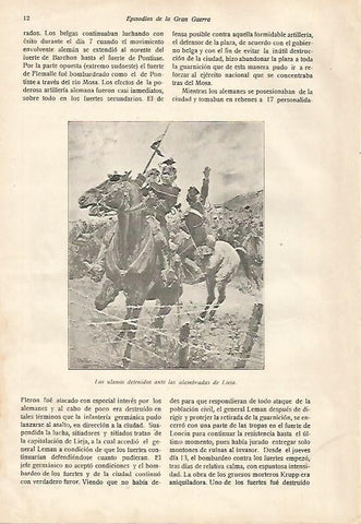 LAMINA 13584: Los ulanos detenidos por las alambradas