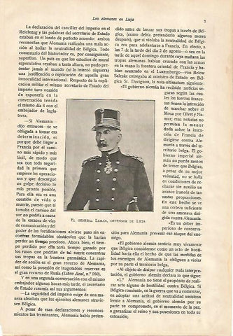 LAMINA 13580: El General Leman, defensor de Lieja