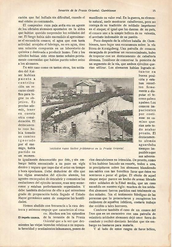 LAMINA 13655: Soldados rusos prisioneros en Prusia