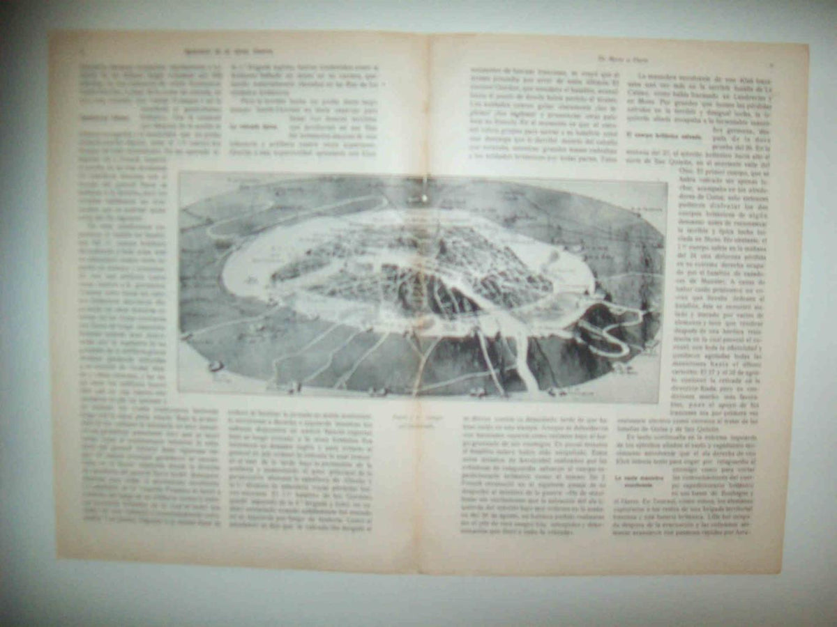 LAMINA 13713: Paris y su campo atrincherado