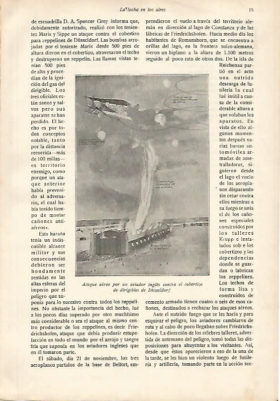 LAMINA 13708: Ataque aereo en Dusseldorf