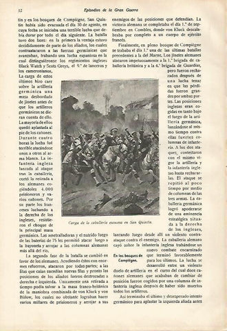 LAMINA 13714: Carga de la caballeria escocesa en San Quintin
