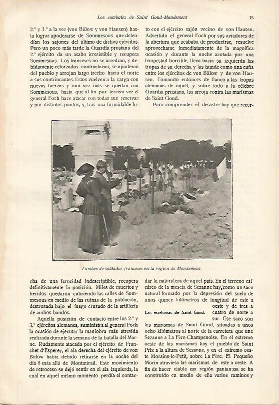 LAMINA 13732: Tumbas de soldados franceses en Mondement