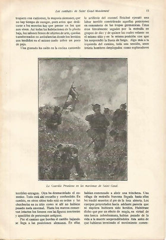 LAMINA 13731: Guardia Prusiana en las marismas de Saint Gond