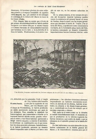 LAMINA 13726:  Franceses resistiendo a los ataques de Von Bulow y Von Hausen