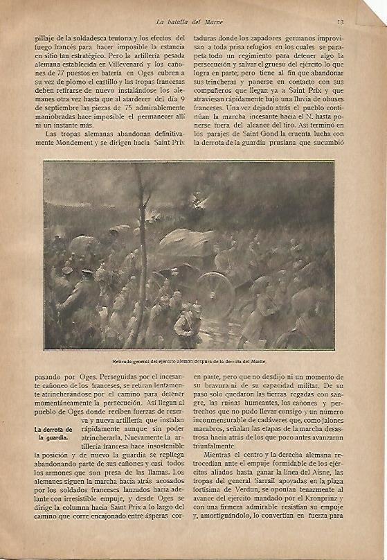 LAMINA 13723: Retirada del ejercito aleman