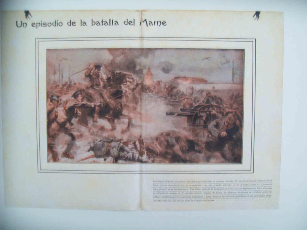 LAMINA 13718: Un episodio de la Batalla del Marne