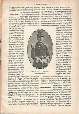 LAMINA 13694: El Capitann Juan C. T. Glossop, comandante del Sydney