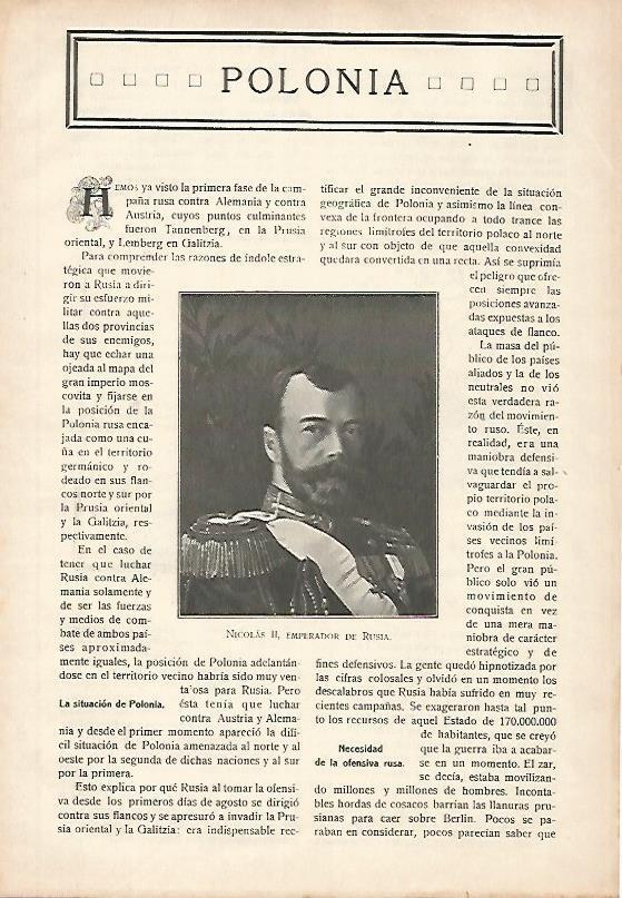 LAMINA 13672: Nicolas II,, empeerador de Rusia