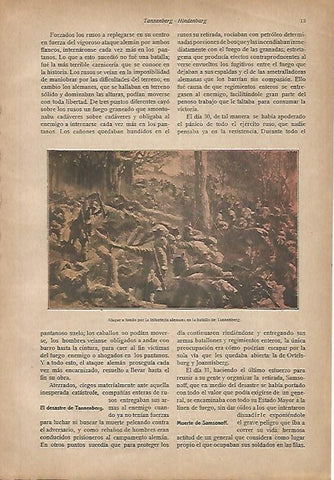 LAMINA 13670: Ataque de la Infanteria alemana en la batalla de Tannenberg
