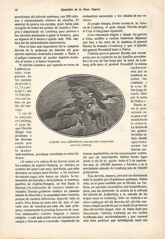 LAMINA 13661: Soldados rusos defendiendo una posicion en Lemberg