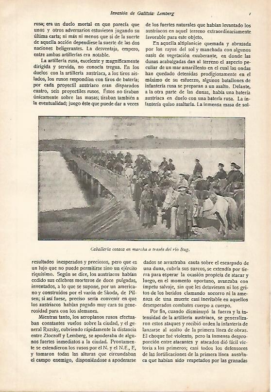 LAMINA 13660: Caballeria cosaca en el rio Bug