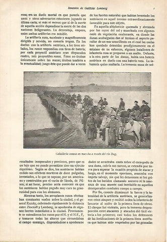 LAMINA 13660: Caballeria cosaca en el rio Bug