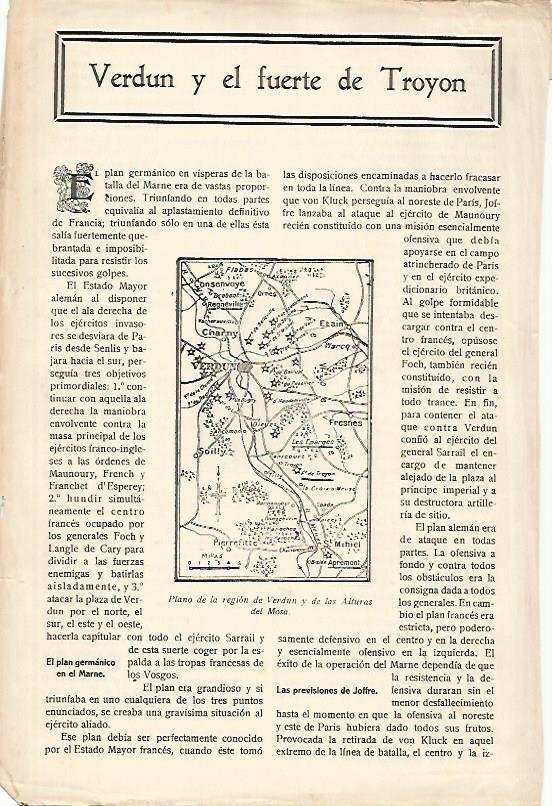 LAMINA 13687: Mapa de la region de Verdun