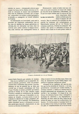 LAMINA 13680: Cosacos atravesando un rio en Polonia
