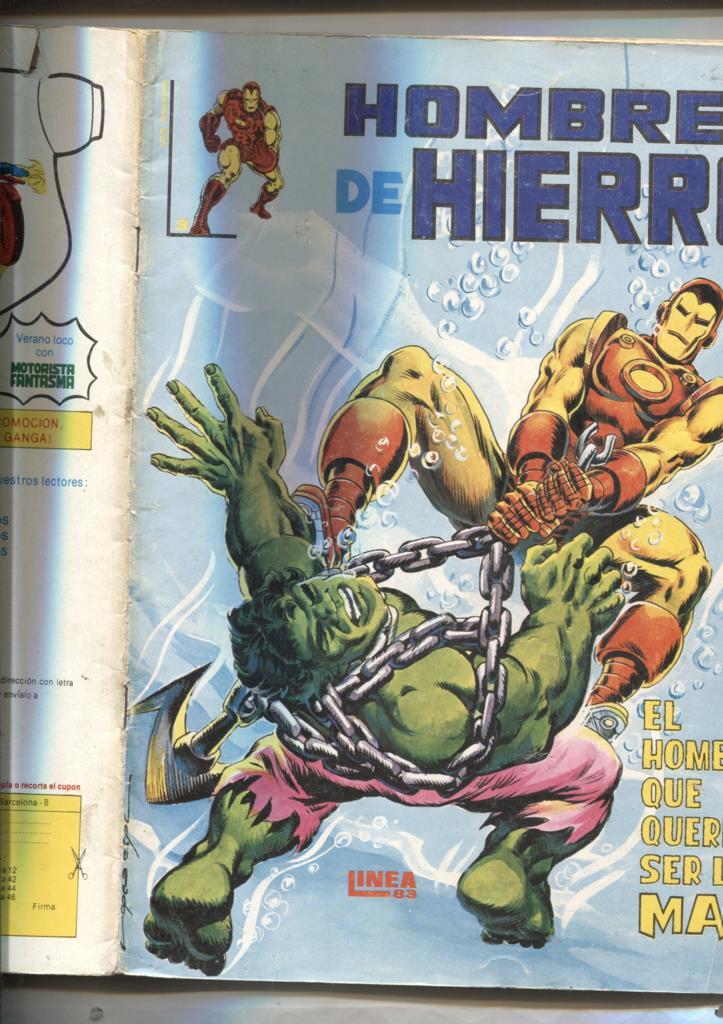Surco: Hombre de Hierro numero 3: El hombre que queria ser la masa (numerado 2 en trasera)