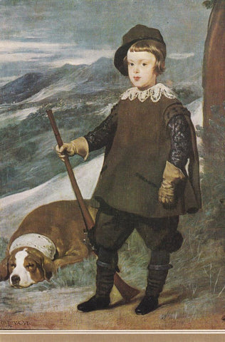 POSTAL B12306: VELAZQUEZ: EL PRINCIPE BALTASAR CARLOS. OLEO