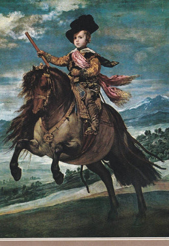POSTAL B12305: VELAZQUEZ: EL PRINCIPE BALTASAR CARLOS. OLEO