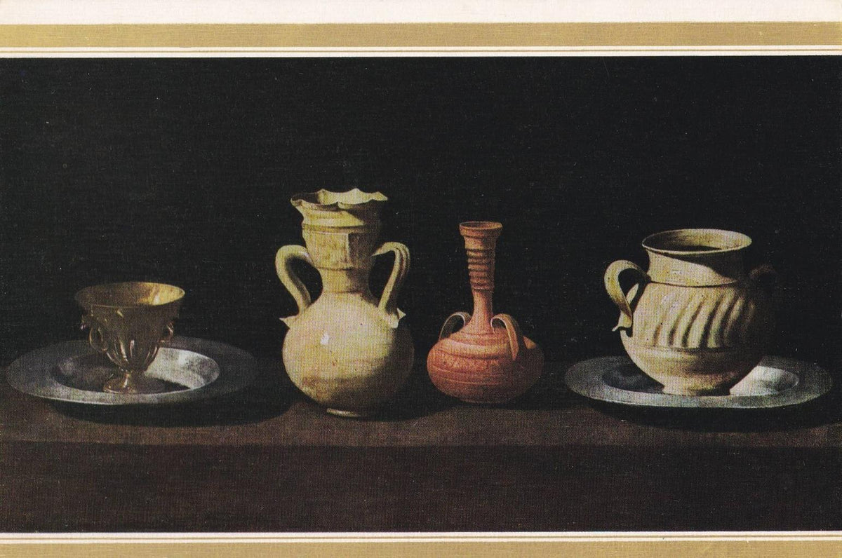 POSTAL B12303: ZURBARAN: BODEGON. OLEO