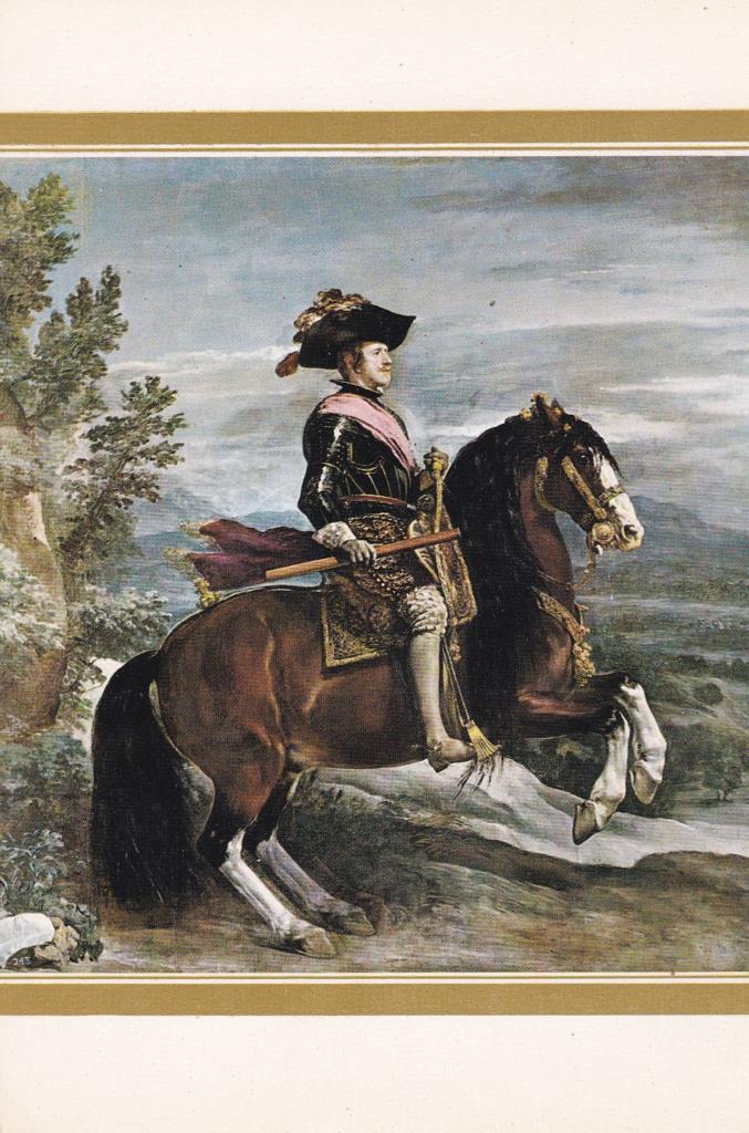 POSTAL B12294: VELAZQUEZ: FELIPE IV. OLEO