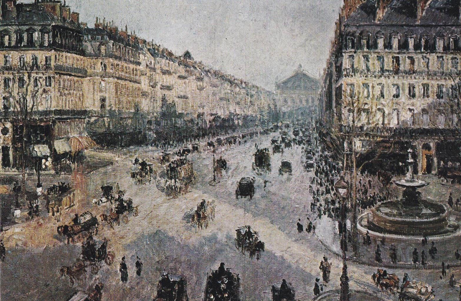 POSTAL B12279: PISSARRO: AVENIDA DE LA OPERA