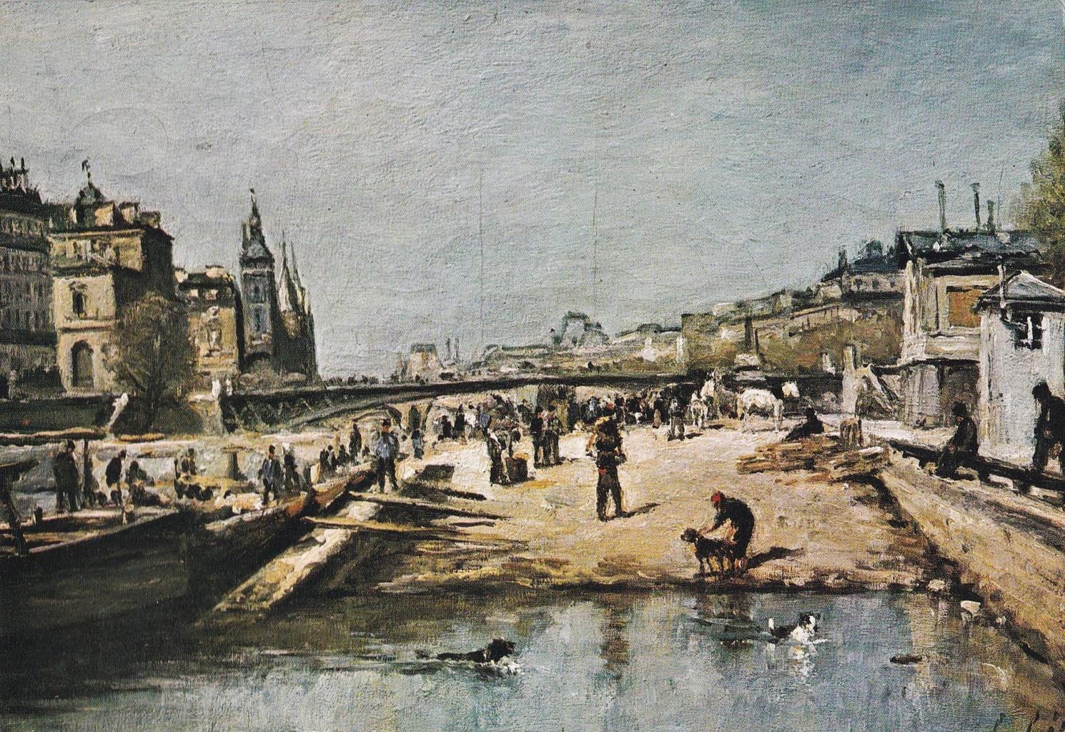 POSTAL B12269: LEPINE. MUELLE DE FLORES. OLEO