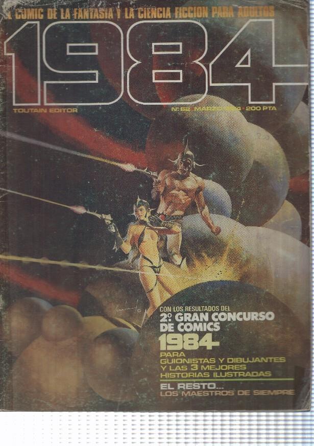 Revista: 1984 num 63 marzo 1984 - 2o gran concurso de comics para guionistas y dibujantes