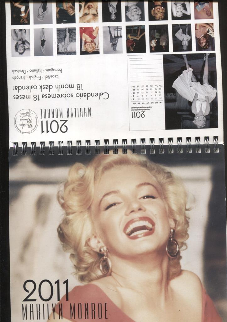 Calendario sobremesa 2011 con Marilyn Monroe